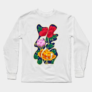 Minhwa: Fortune D Type (Korean traditional/folk art) Long Sleeve T-Shirt